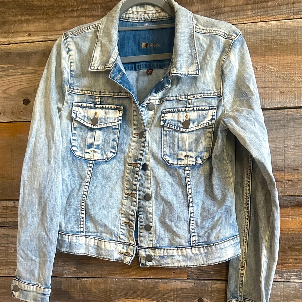 Kut from the Kloth Light Blue Jean Jacket
